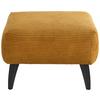 Hocker Colori Goldfarben Cord - Goldfarben/Schwarz, MODERN, Holz/Textil (66/44/66cm) - MID.YOU