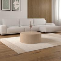 Couchtisch Lucy Eichefarben MDF rund - Eichefarben, MODERN, Holz/Holzwerkstoff (78/31/78cm) - Bessagi Home