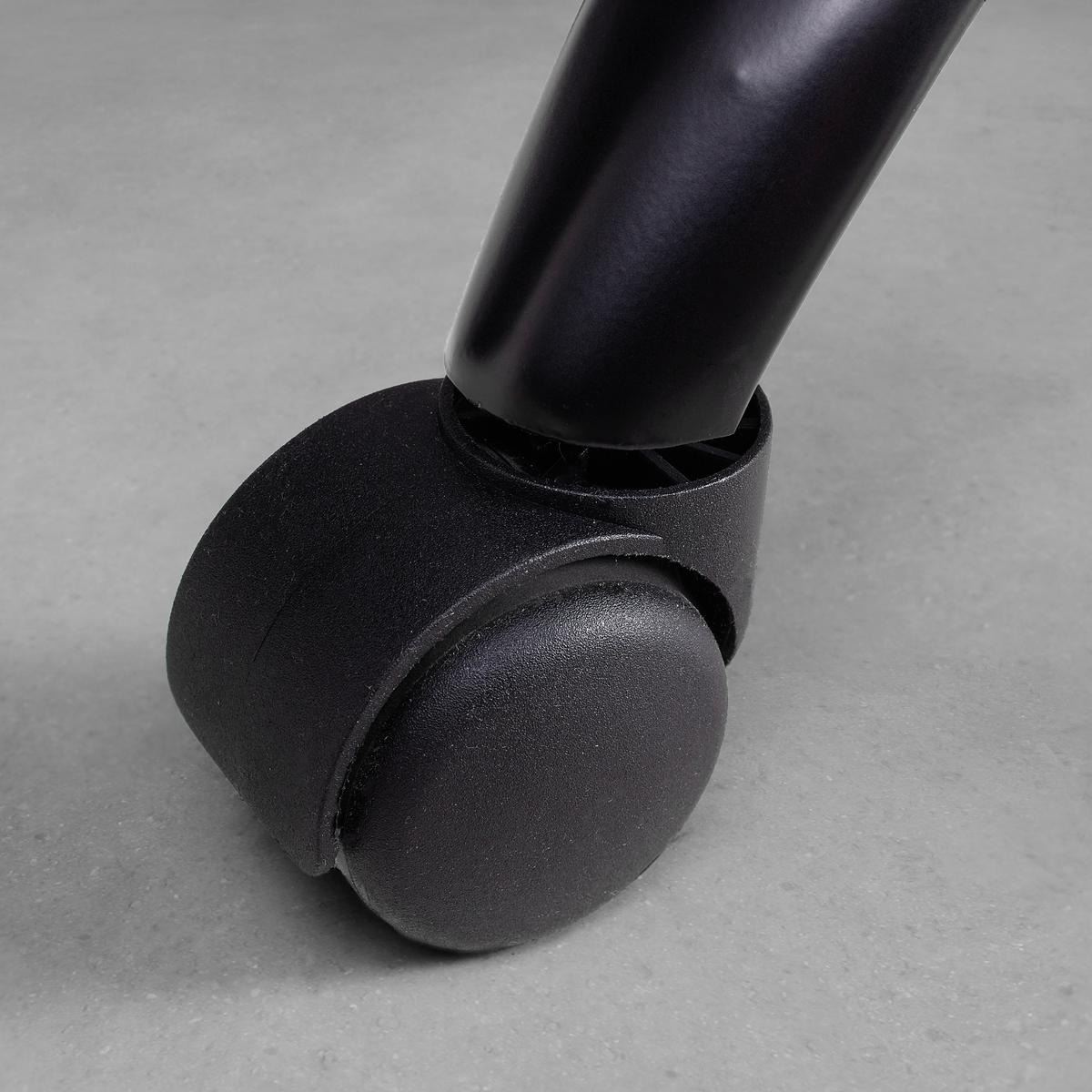 Scaun rotativ TOM - gri închis/negru, Modern, plastic/metal (55/79-89/56cm) - Best Price