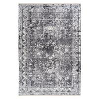 Flachwebeteppich My Valencia Grau ca. 200x290cm - Grau, Design, Textil (200/290cm) - Obsession