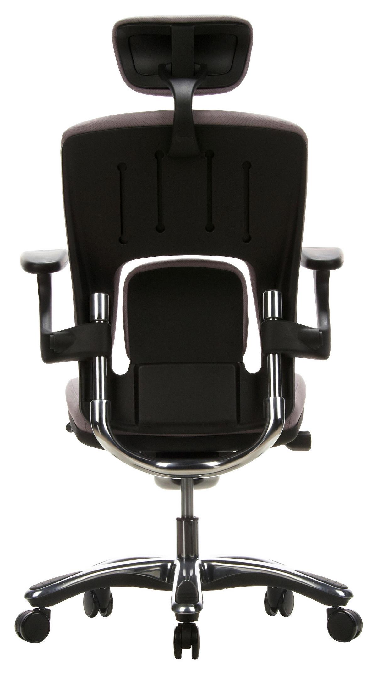 Pisarniški Stol Vapor Lux, Siva - barve kroma/siva, Basics, kovina/umetna masa (58/119/50cm) - MID.YOU