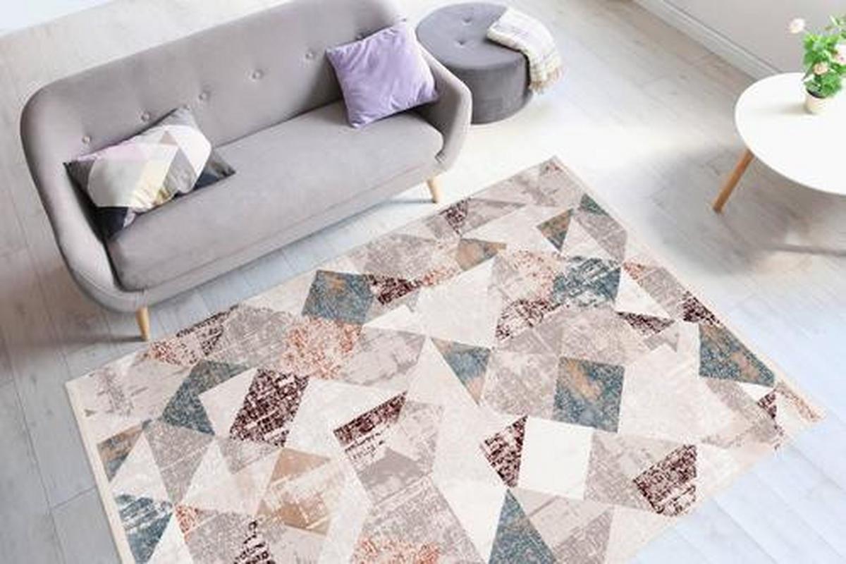 Vintage-teppich Z7bws-80-150 - Rosa/Grau, Design, Textil (80/150cm) - Kayoom