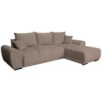 Kutna Garnitura Bonn - crna/taupe, Moderno, tekstil/plastika (296/182cm)