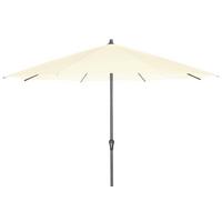 Sonnenschirm Ø 350 cm Anthrazit/Beige - Anthrazit/Beige, KONVENTIONELL, Textil/Metall (350/350cm) - Siena Garden