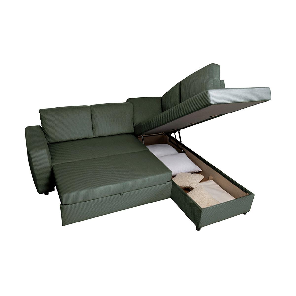 Coltar TOULOUSE - verde, Trend, lemn/metal (224/206cm)