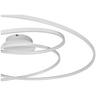 LED-TAKLAMPA WILMA - vit, Modern, metall/plast (65/80/15,5cm) - Mömax