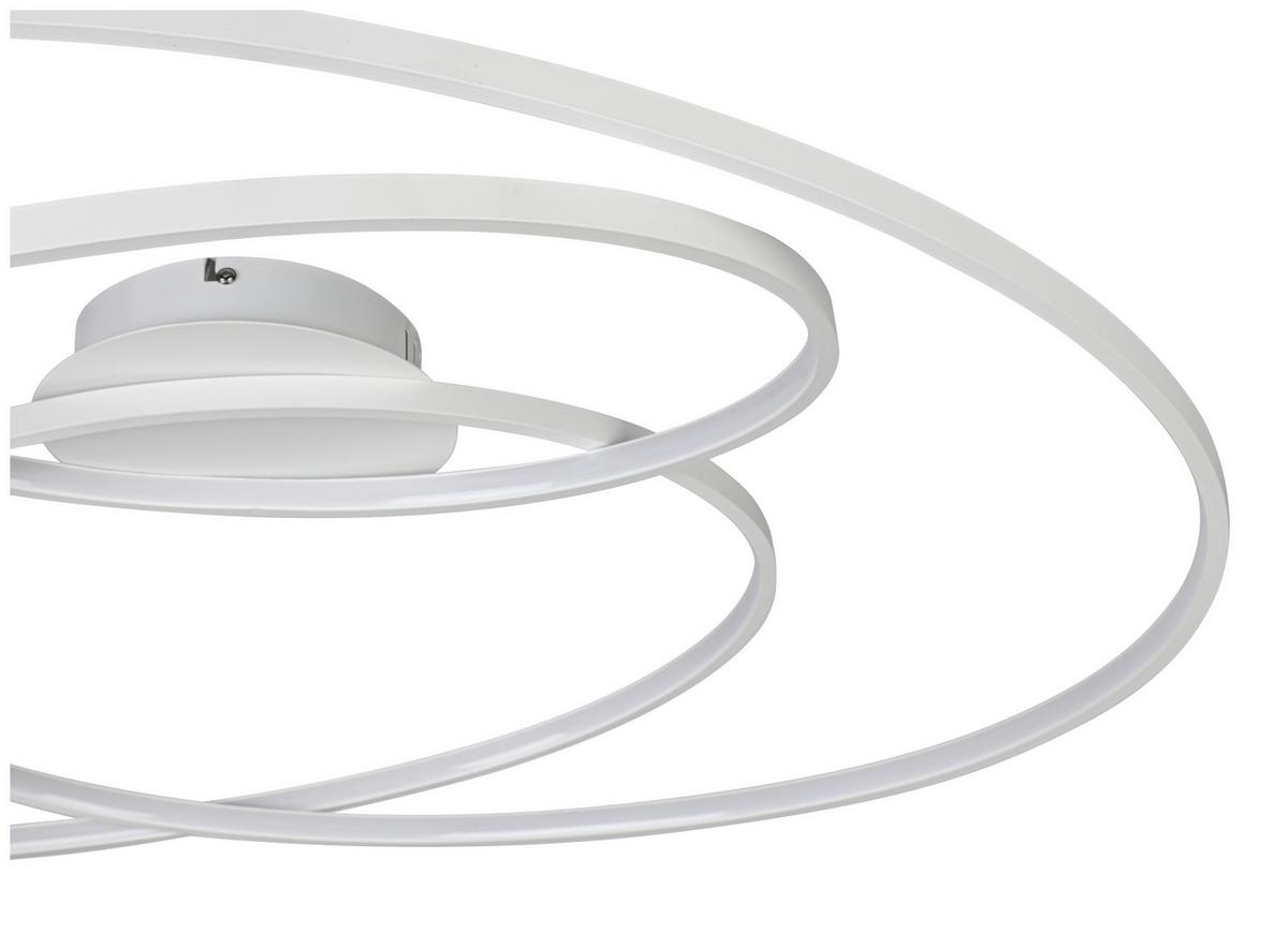 LED-Deckenleuchte Wilma Weiß max. 43 Watt - Weiß, MODERN, Kunststoff/Metall (65/80/15,5cm) - Mömax