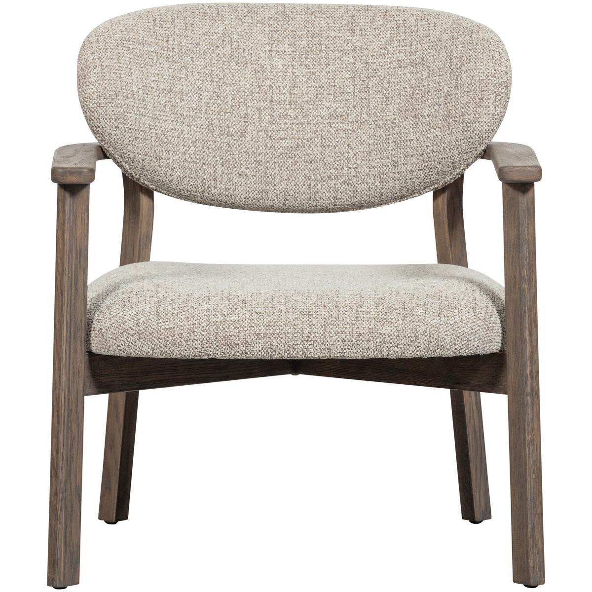 Sessel Udar Braun - Braun, Design, Holz/Textil (68/76/75cm) - Livetastic
