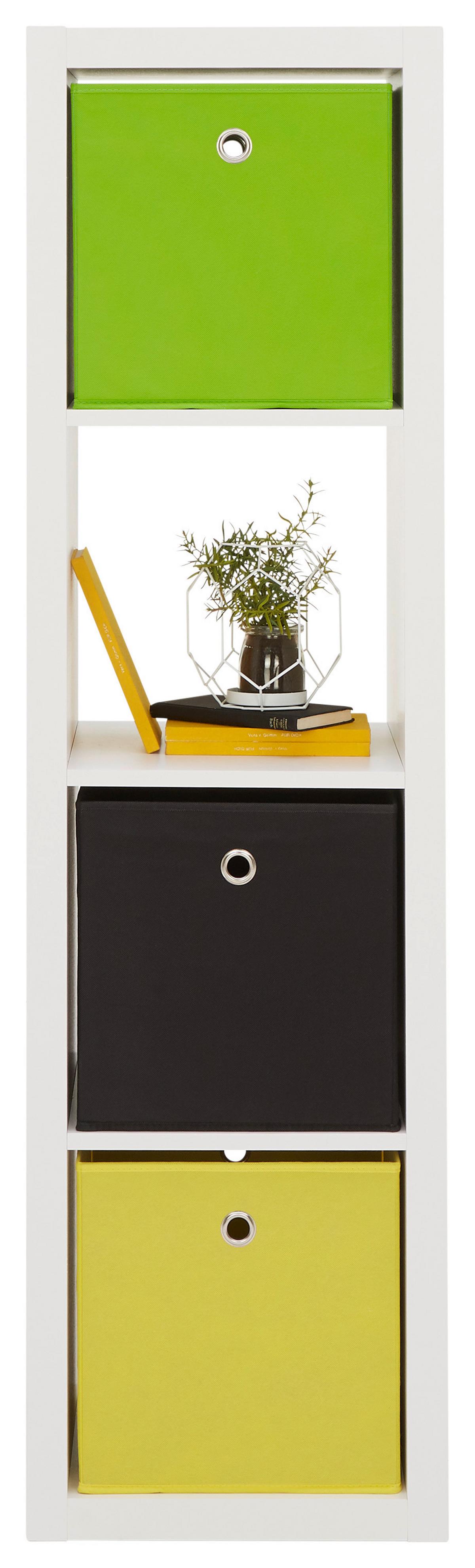 REGAŁ DZIAŁOWY STYLE - biały, Design, materiał drewnopochodny (41/147/38cm) - Carryhome