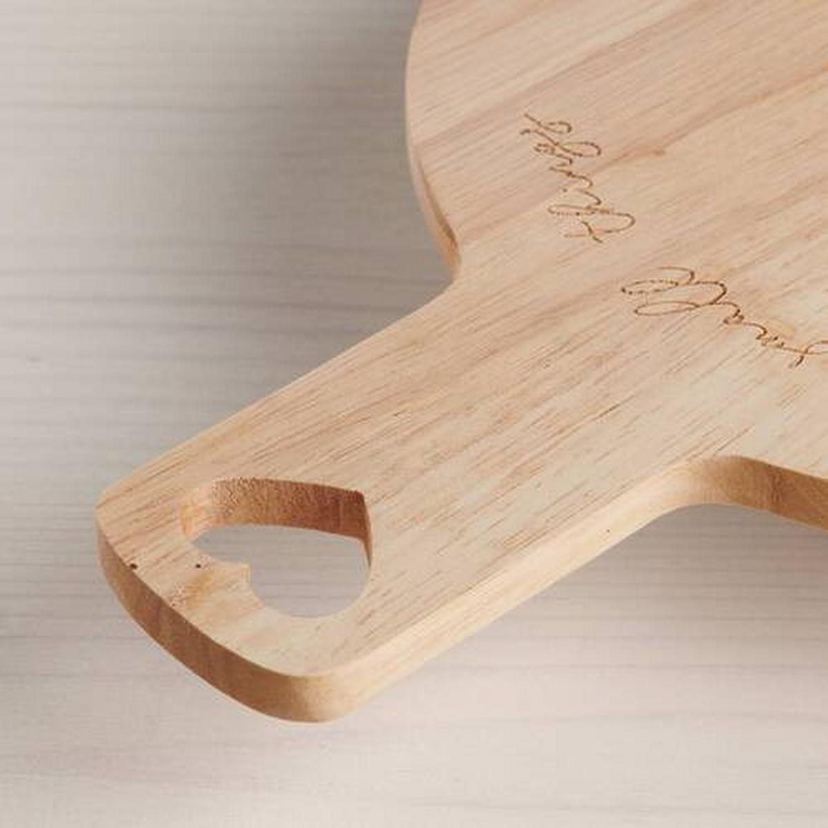 Kínálótálca Fairy Tale - natúr színű, Romantik / Landhaus, fa (18cm) - Zandiara