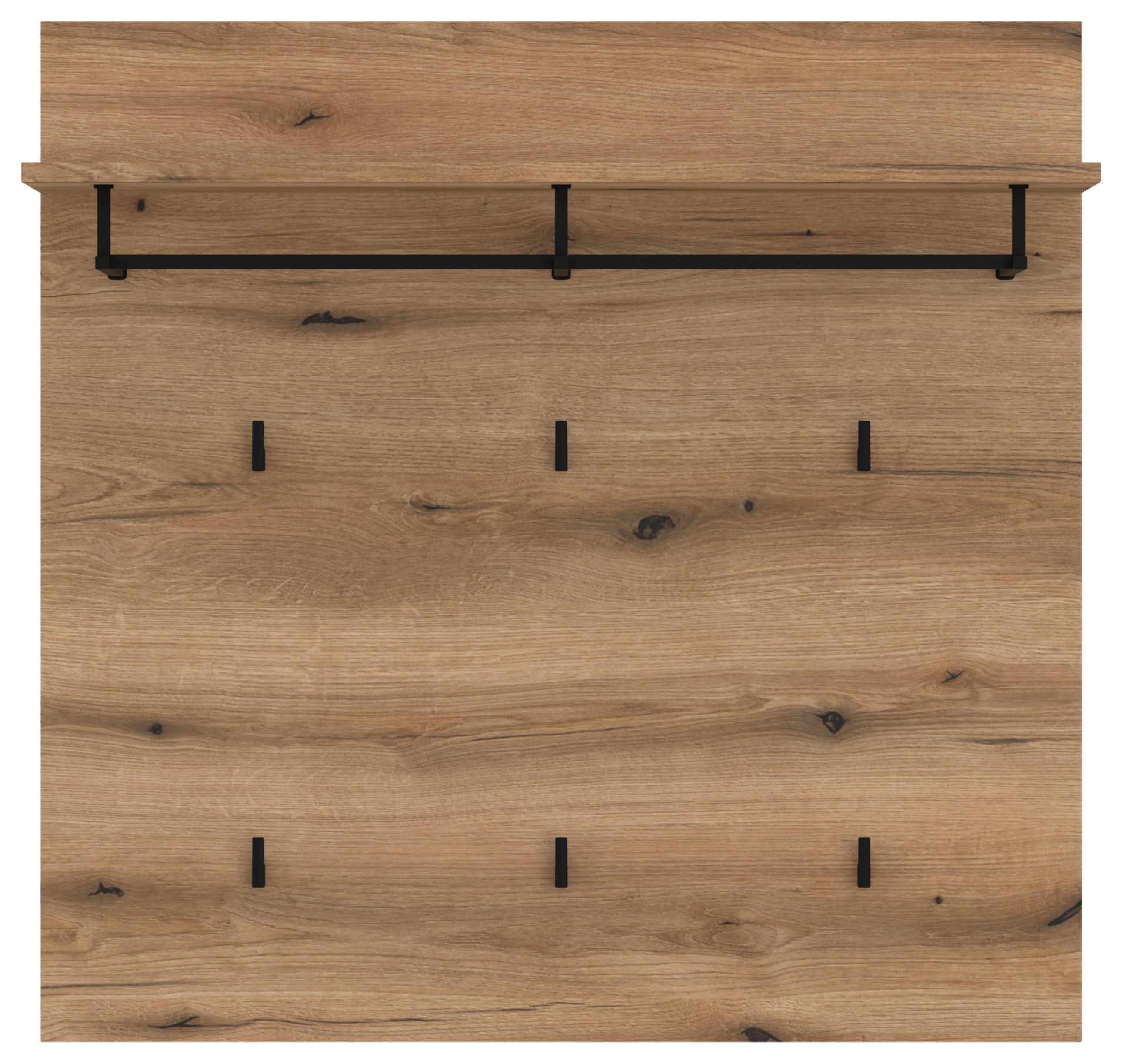 Garderobni Panel Delamar, Barva Hrasta - barve hrasta, Trend, leseni material (88,2/86,5/28cm)