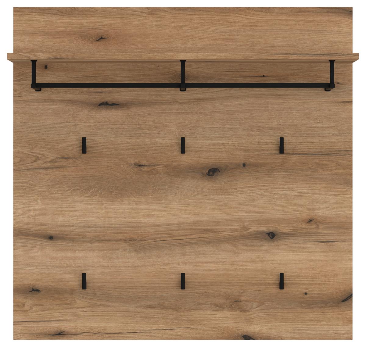 Garderobni Panel Delamar - boje hrasta, Trend, drvni materijal (88,2/86,5/28cm) - Modern Living