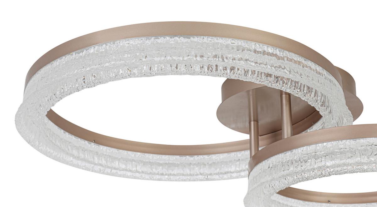 LED-Deckenleuchte Martin Cappuccino max. 30 Watt - Cappuccino, MODERN, Kunststoff/Metall (41,5/62/14,5cm) - Mömax