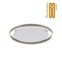 LAMPA SUFITOWA LED 15391-95 RITUS - kolor aluminiowy, Design, tworzywo sztuczne/metal (39,3/39,3/5,3cm)