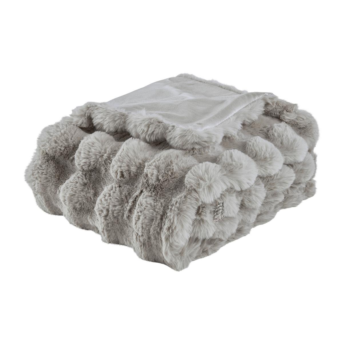 Cuvertură cca. 130/180 cm Bella - gri, Modern, textil (130/180cm) - Premium Living