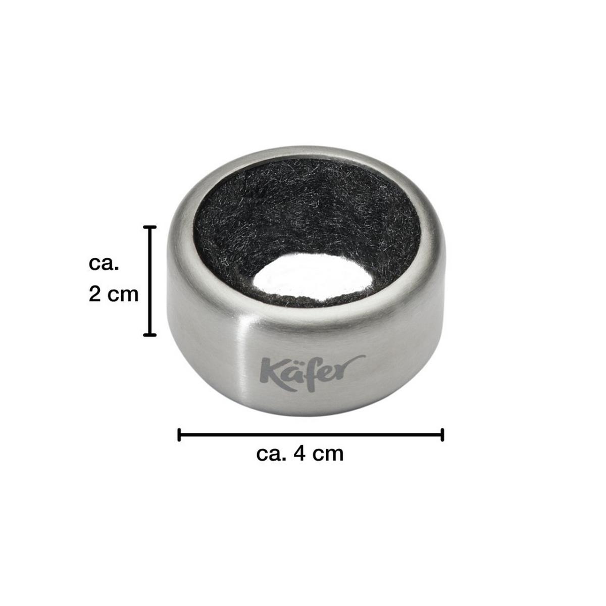 Borkiegészítő Készlet 4214-Ka - nemesacélszínű, Basics, fém (22.5/14.5/6.5cm) - Käfer