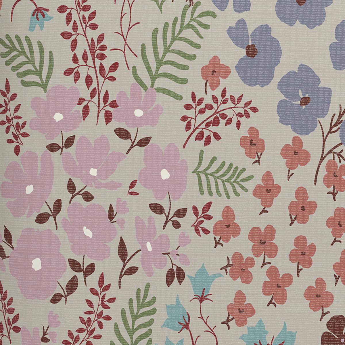 Bettwäscheset Flower - Beige/Grün, Natur, Textil (160/210cm) - Modern Living