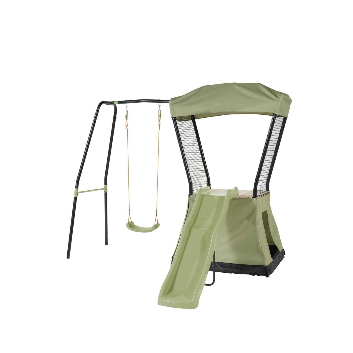 Igralna Hišica Exit Ivy, Zelena - črna/zelena, Konvencionalno, kovina/umetna masa (253/268/216cm) - EXIT Toys