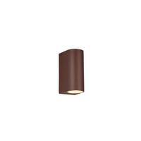 Außenwandleuchte Roya Rostfarben max. 35 Watt - Rostfarben, KONVENTIONELL, Metall (6,9/15/9,2cm) - Trio Leuchten