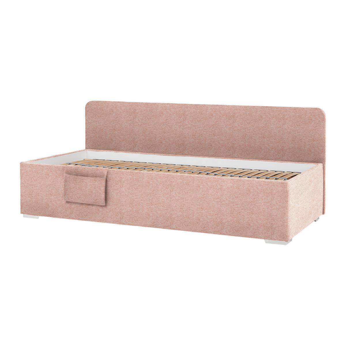 Bett Remi Rosa ca. 90x200cm - Chromfarben/Naturfarben, KONVENTIONELL, Holz/Kunststoff (90/200cm) - Mömax