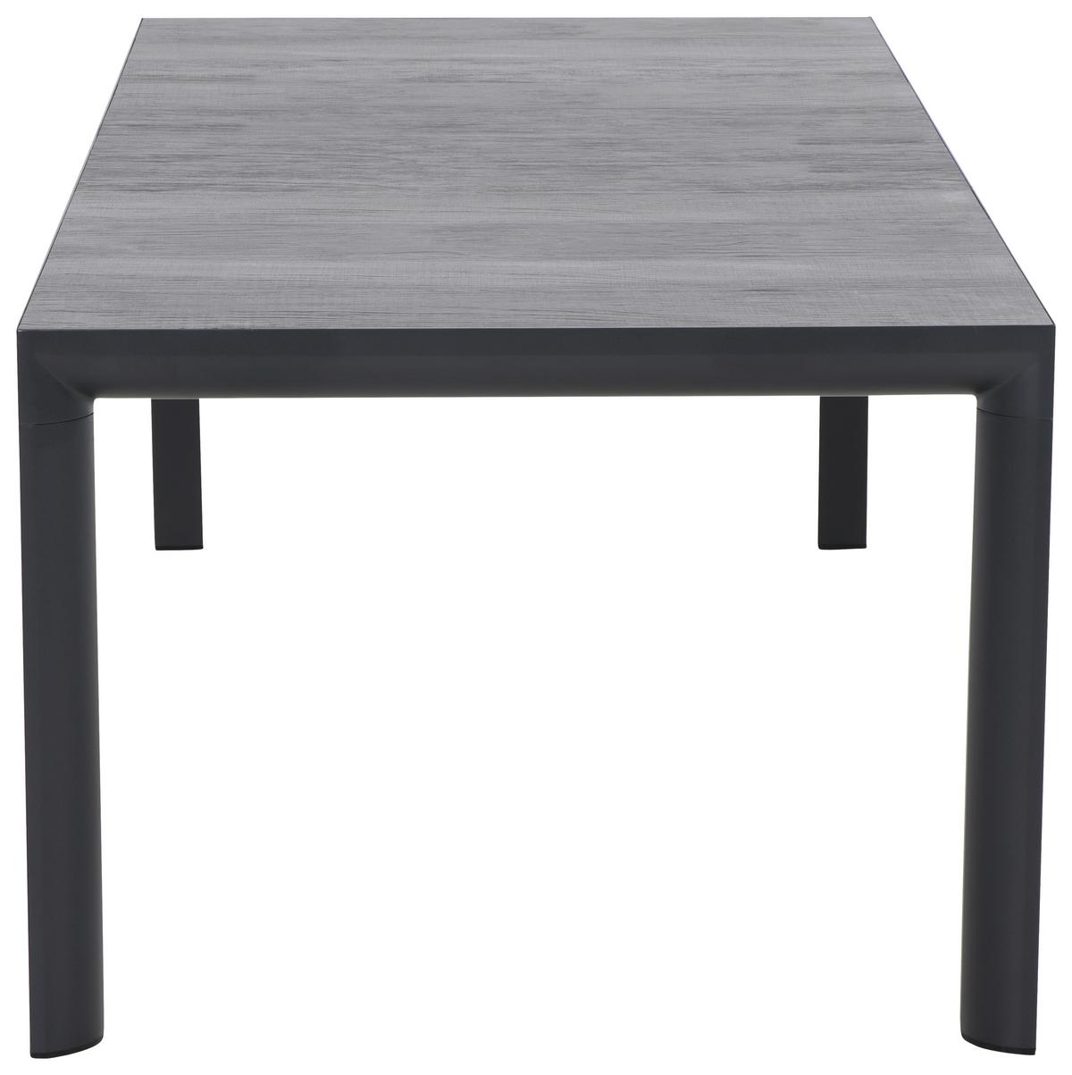 Gartengarnitur Milano 7-tlg. Anthrazit - Anthrazit, Basics, Keramik/Kunststoff (100/110/220cm) - Siena Garden