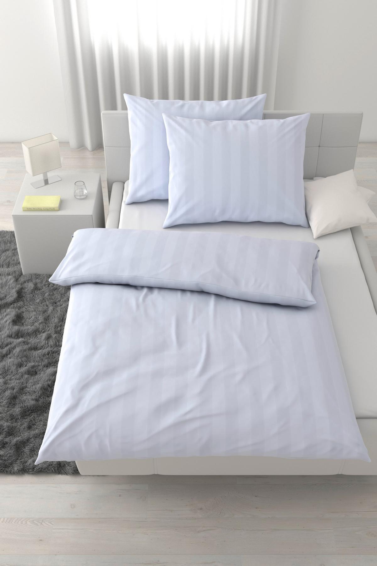 Posteljnina Xenia Streif Xxl, Bela, 2x60/80, 200/200 - bela, Moderno, tekstil (200/200cm) - Premium Living