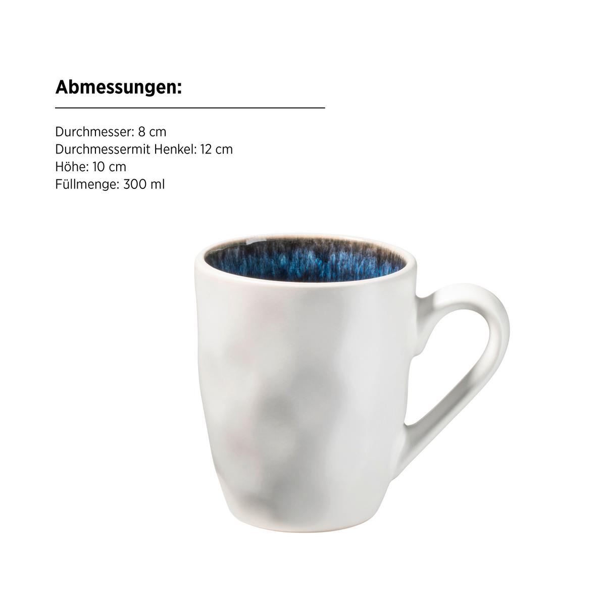 SET DE VAISSELLE FROZEN - Dunkelblau, Basics, Keramik - Mäser