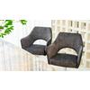 STOL MED ARMSTÖD VALLETTA - kromfärg/antracit, Klassisk, metall/textil (61/85/60cm) - Premium Living