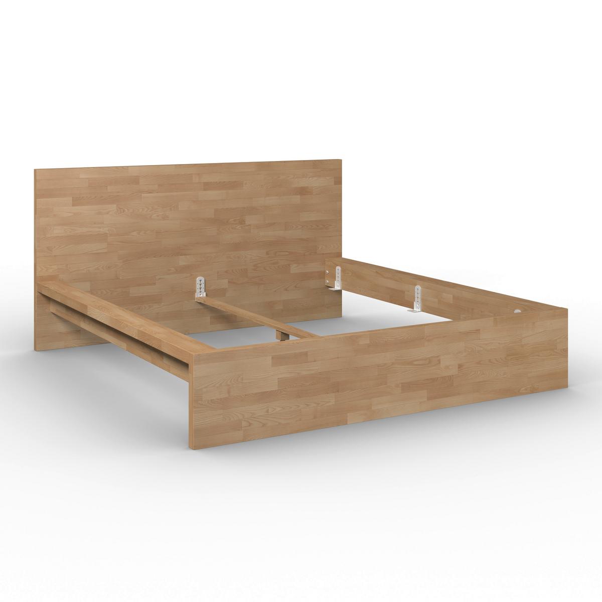 Bett Wilma ca. 180x200 cm Wildeiche Echtholz - Wildeiche, MODERN, Holz (180/200cm) - Bessagi Home