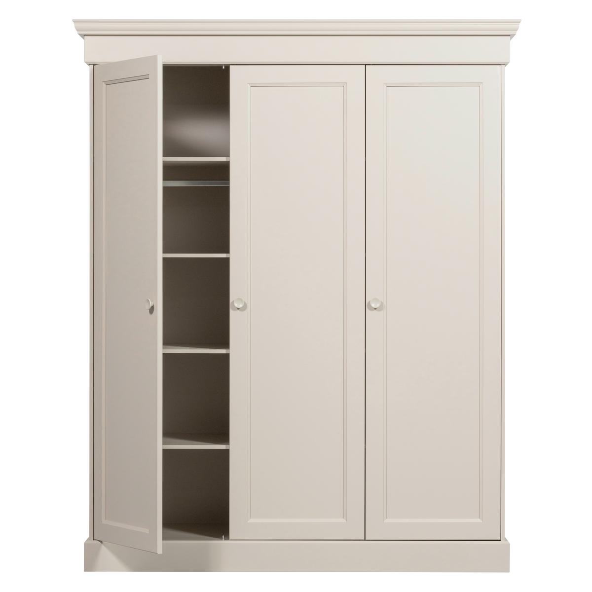 Drehtürenschrank Olivia Grau - Grau, Basics, Holz (171/212/63cm) - MID.YOU