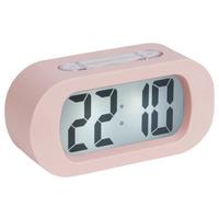 BUDZIK KA5753PI - jaskrawy róż, Basics, tworzywo sztuczne (14/7/5cm) - Karlsson