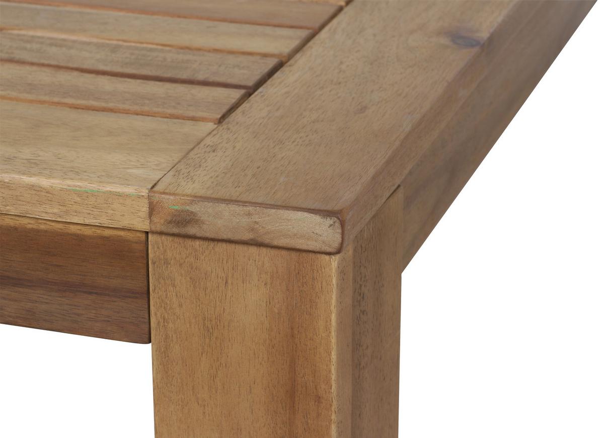 Gartentisch Paleros Echtholz Akazie L: 160 cm - Akaziefarben, KONVENTIONELL, Holz (160/90/75cm) - Siena Garden