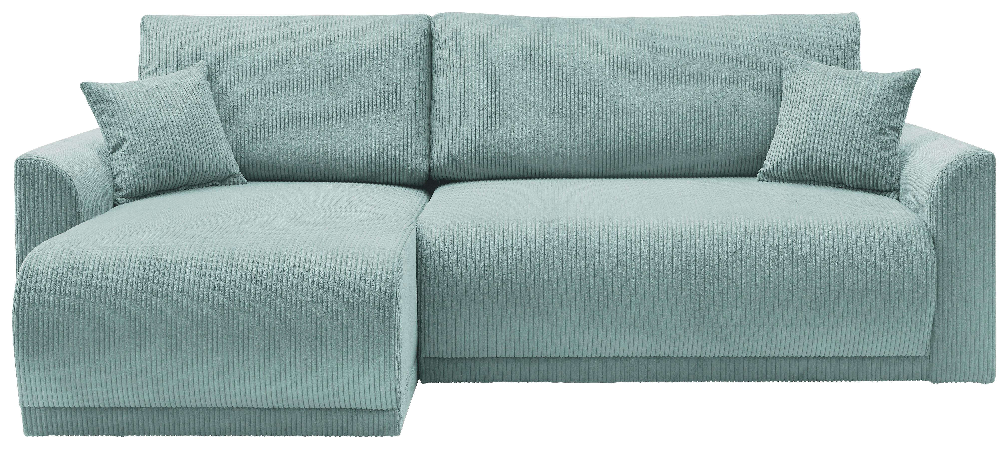 Coltar Kim - verde mentă, Modern, lemn (233/146cm) - Modern Living