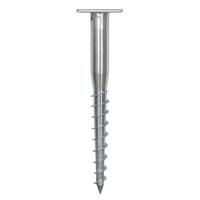Schneider Universal Bodenhülse für Sonnenschirm ca. 16x58cm - Silberfarben, Basics, Metall (16/58cm) - Schneider