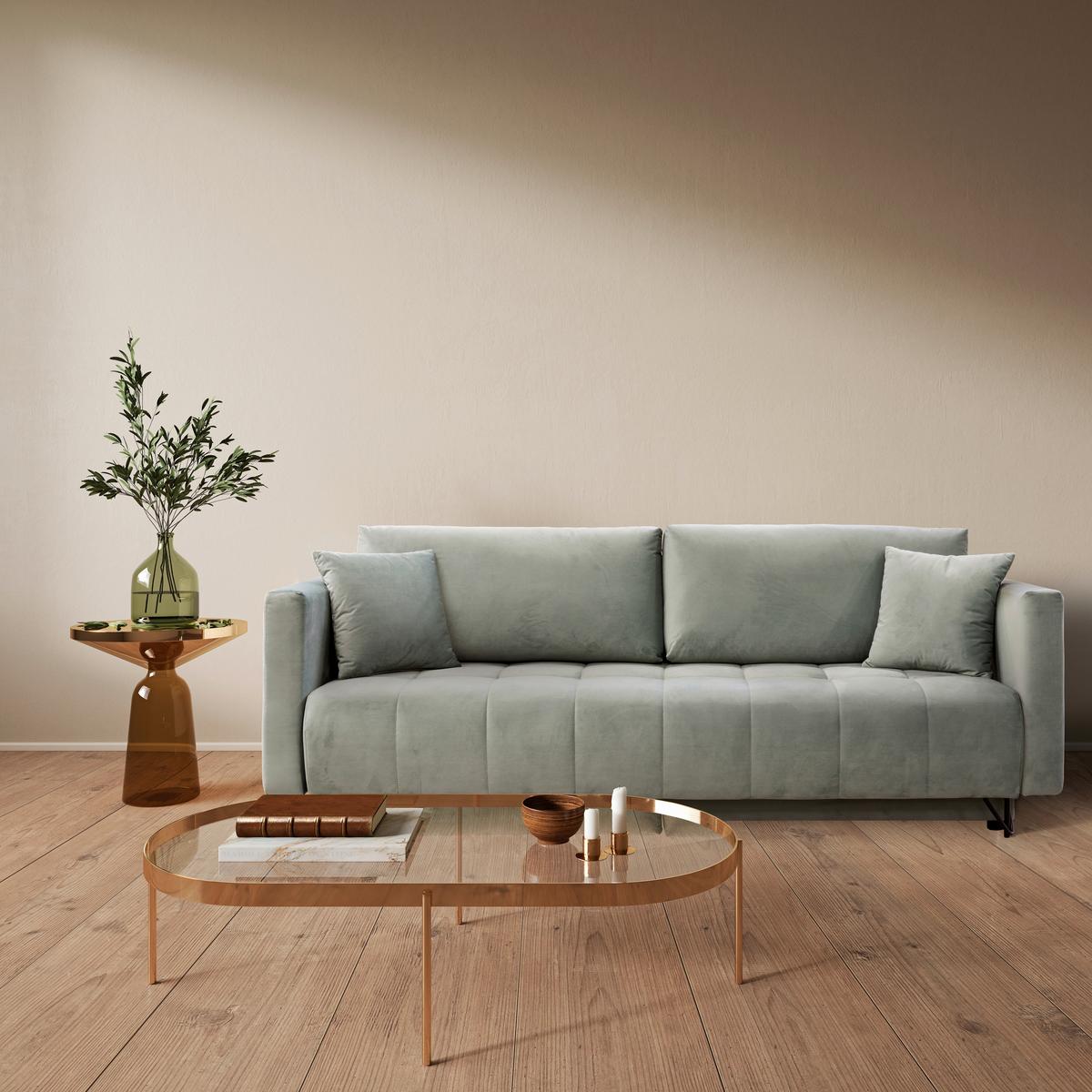 Canapea extensibila ALIDA - Basics, textil (227/87/102cm) - Modern Living