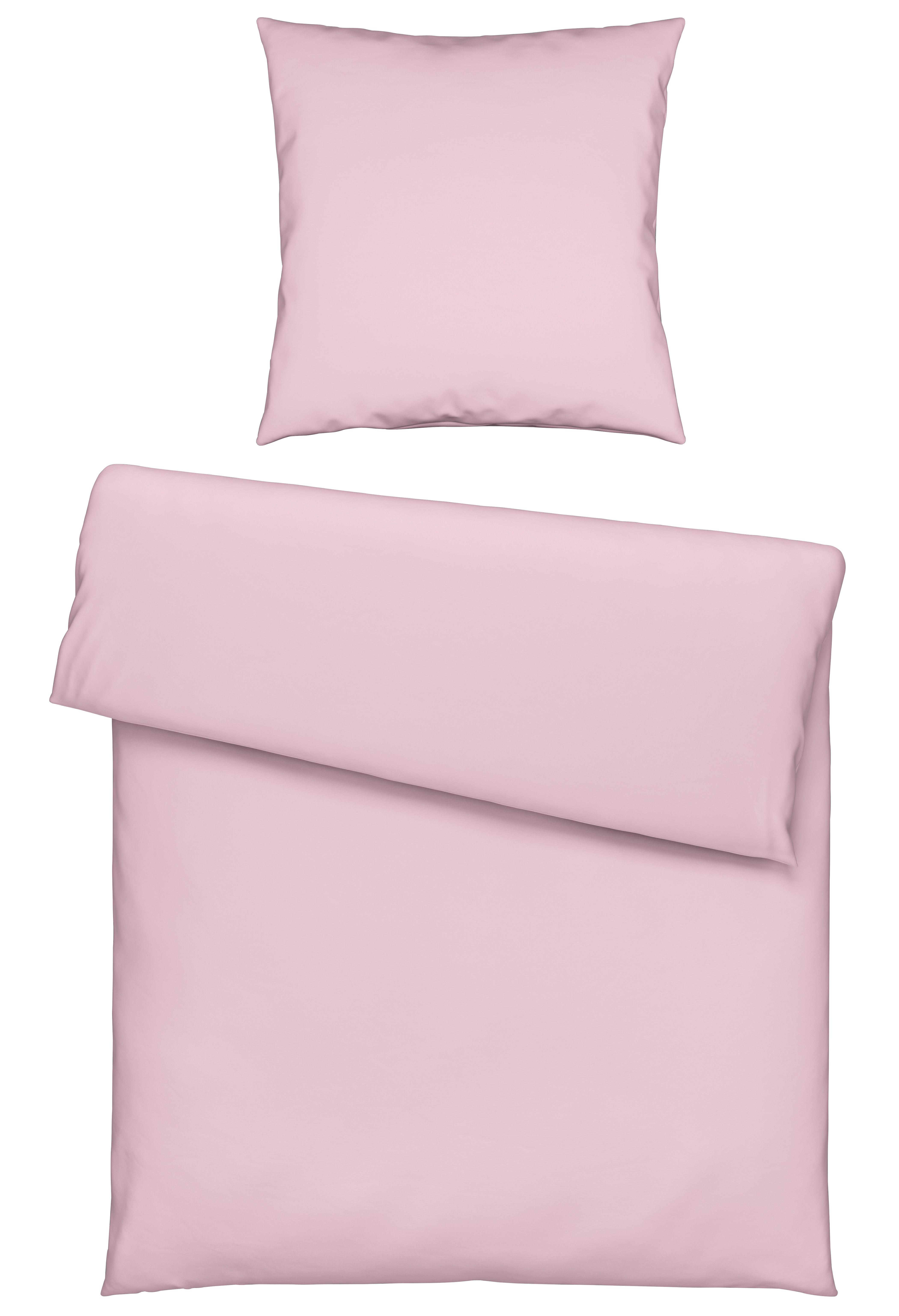 Bettwäsche Iris in Rosa ca. 135x200cm - Rosa, MODERN, Textil (135/200cm) - Modern Living