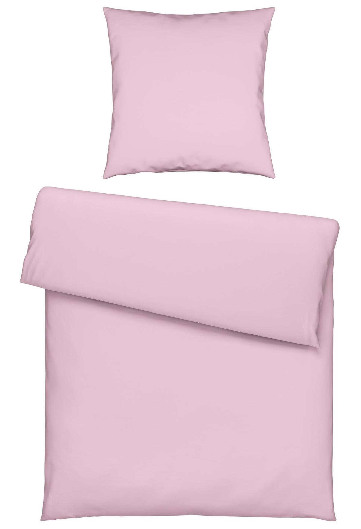 Bettwäsche Iris in Rosa ca. 135x200cm - Rosa, MODERN, Textil (135/200cm) - Modern Living