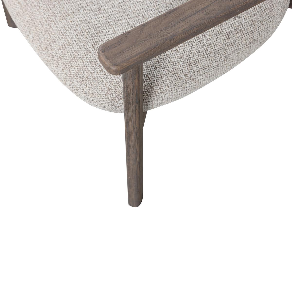 Sessel Udar Braun - Braun, Design, Holz/Textil (68/76/75cm) - Livetastic