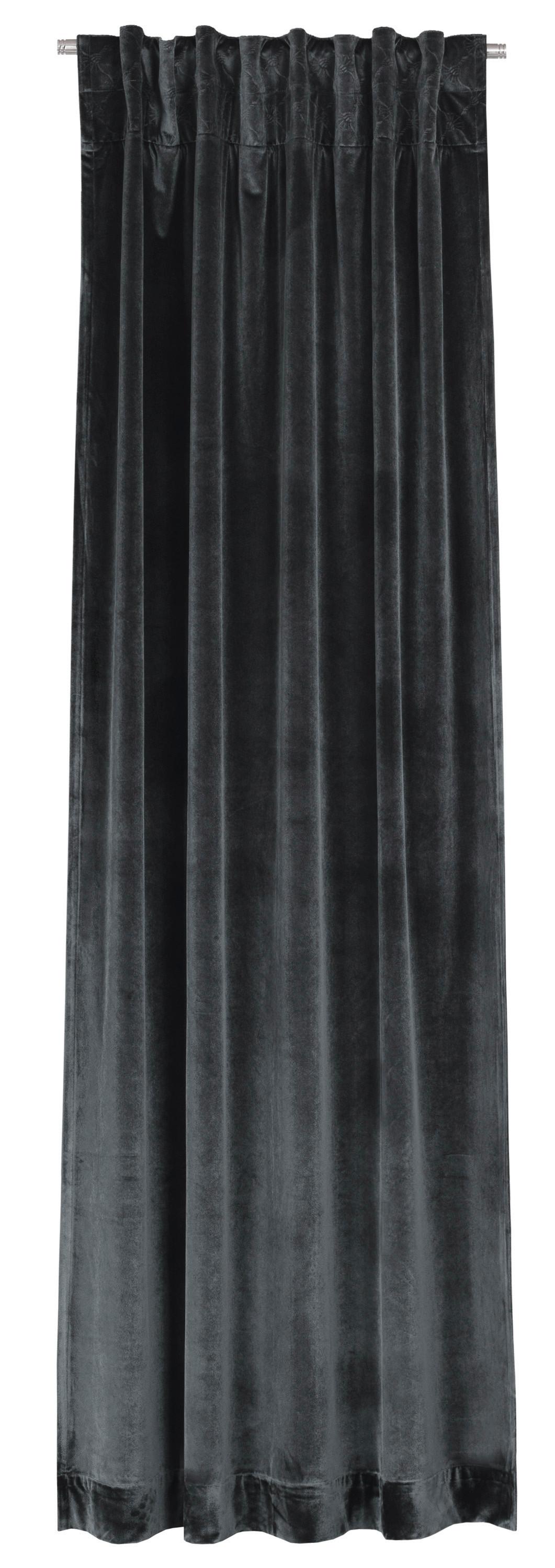 ZASŁONA DEKORACYJNA JOOP! J-SHOW - antracytowy, Design, tkanina (130/250cm) - Joop!