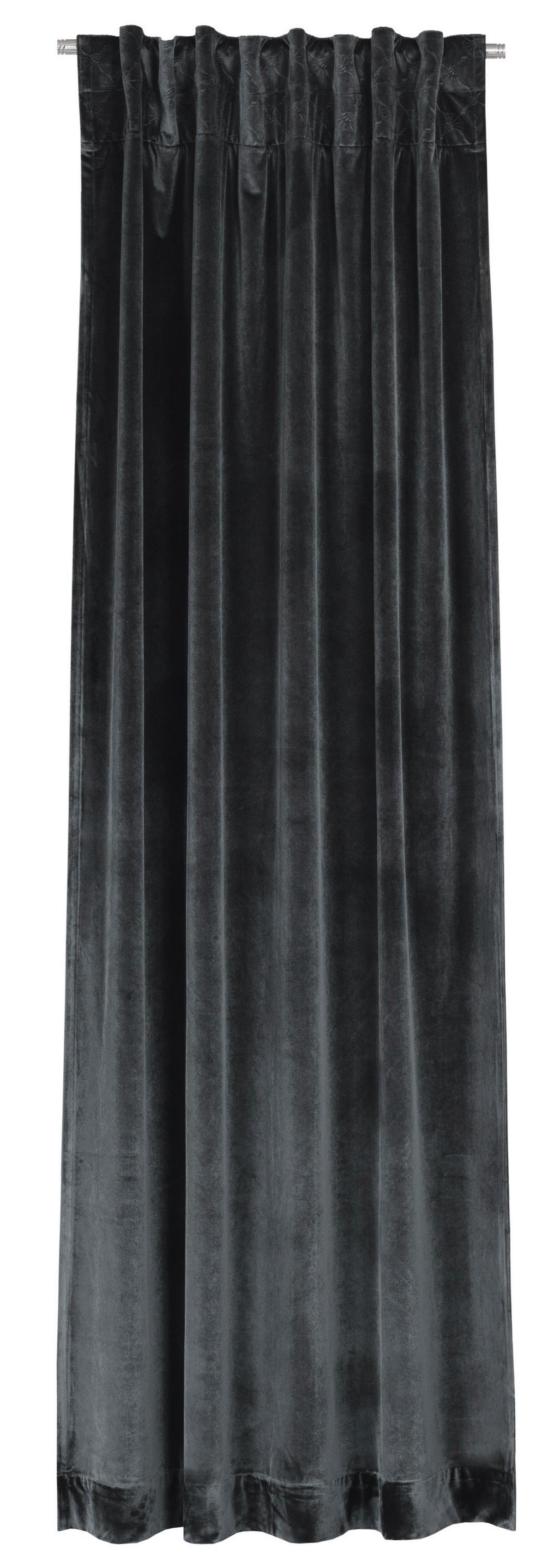 ZASŁONA DEKORACYJNA JOOP! J-SHOW - antracytowy, Design, tkanina (130/250cm) - Joop!