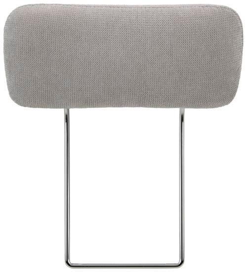 Kopfstütze in Grau - Silberfarben/Grau, Konventionell, Textil (51/20cm) - Mömax