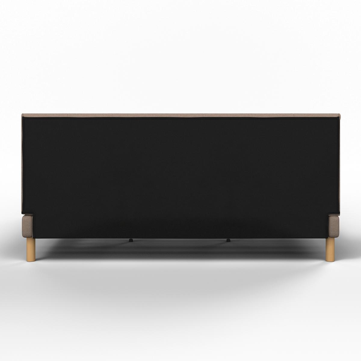 Oblazinjena Postelja Mara - sivobež/naravne barve, Moderno, kovina/tekstil (180/200cm) - Bessagi Home
