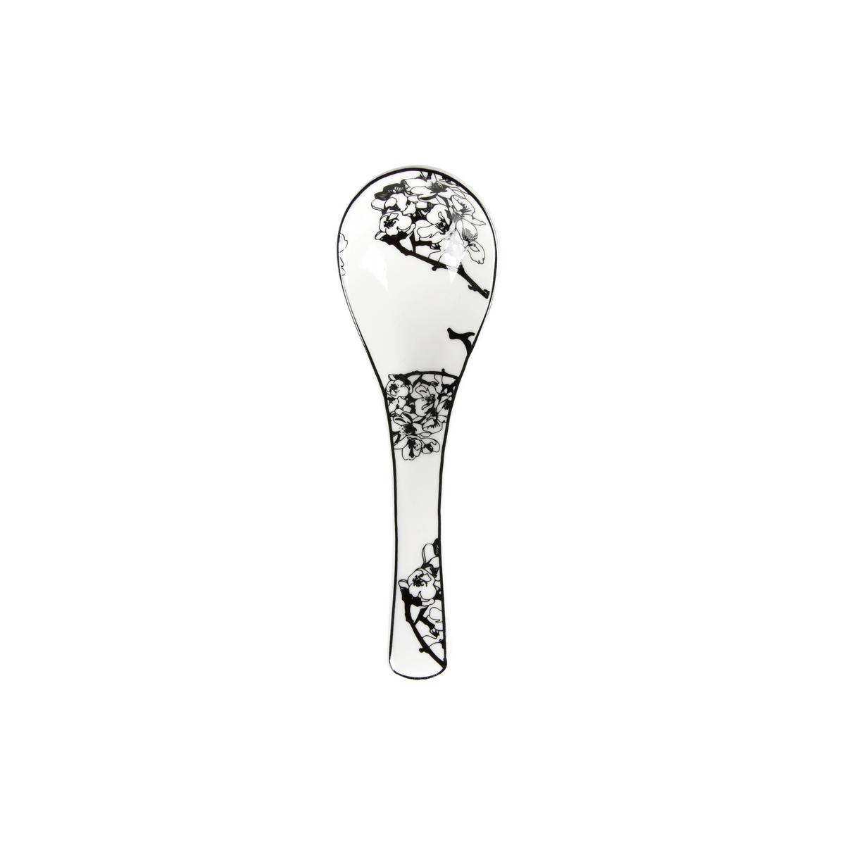 Löffel Shiva in Schwarz/Weiß. - Schwarz/Weiß, LIFESTYLE, Keramik (13,8/4,3/2,8cm) - Mömax