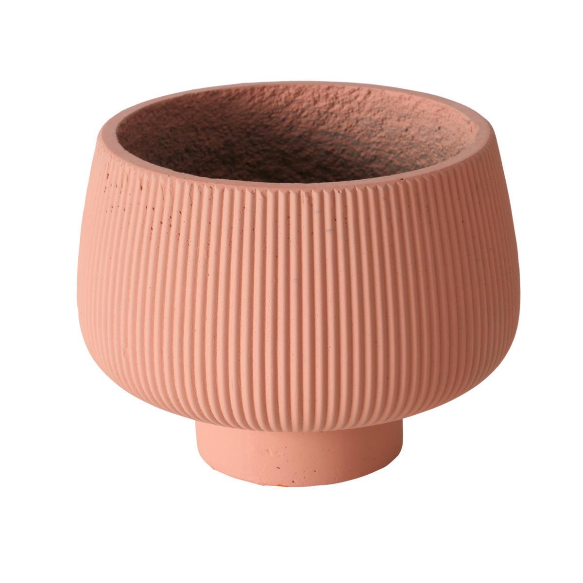 Kaspó Doryn I - rózsaszín, Modern, kő (15/12cm) - Modern Living