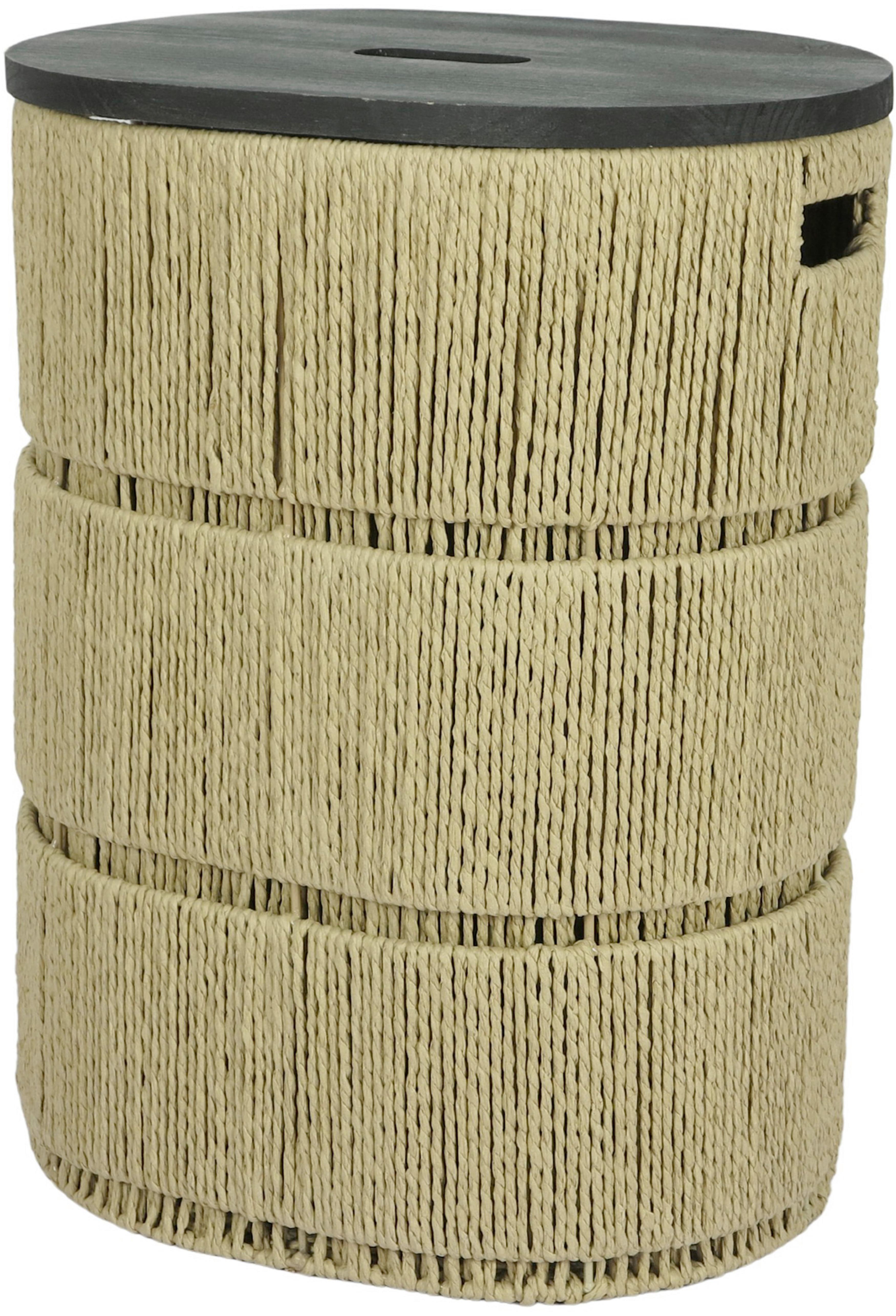 Korpa S Leona 2 - prirodna boja, Konvencionalno, papir/drvo (38/49,5/28cm) - Mömax