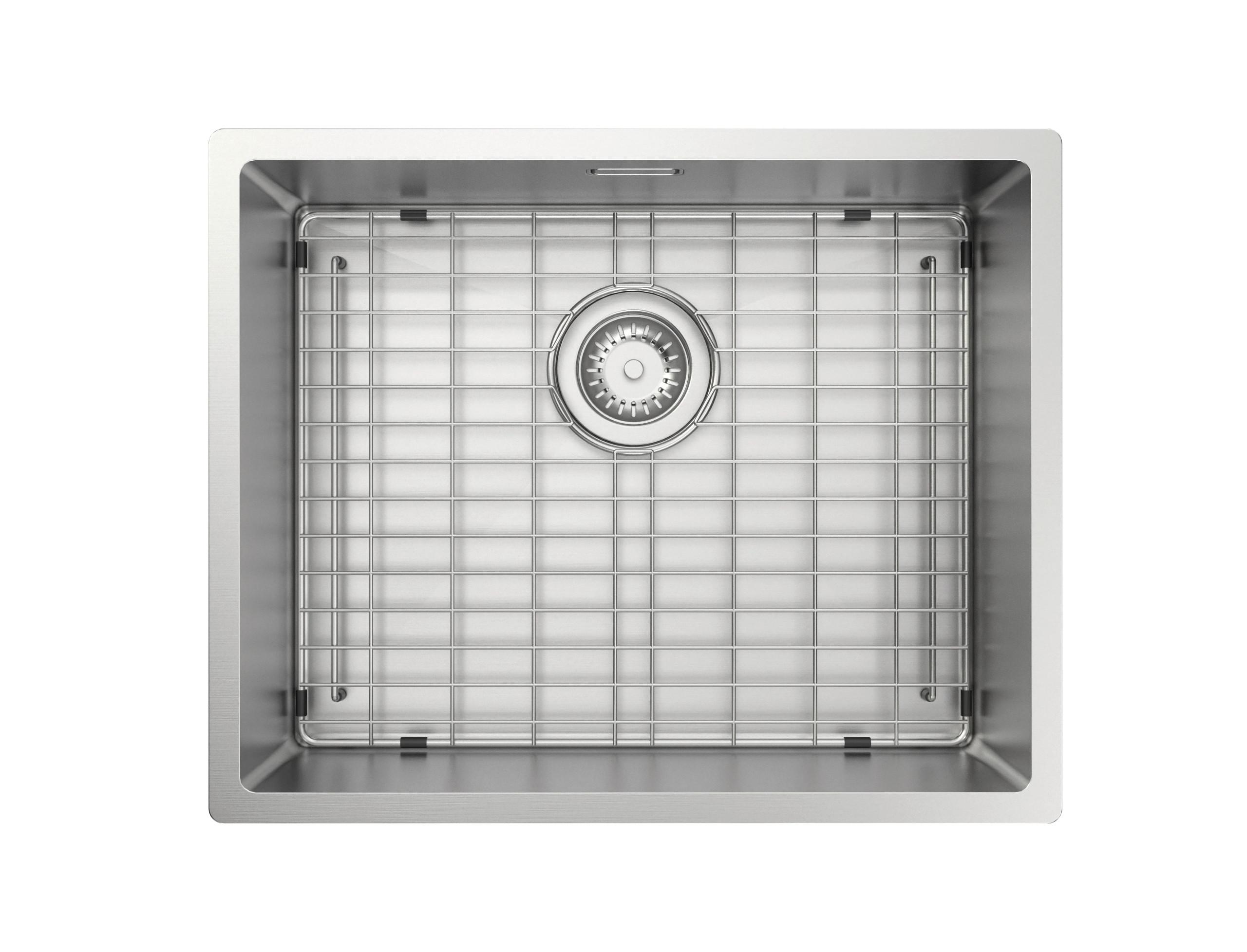 Spüle Aria Edelstahlfarben - Edelstahlfarben, Design, Metall (54/44cm) - Schütte
