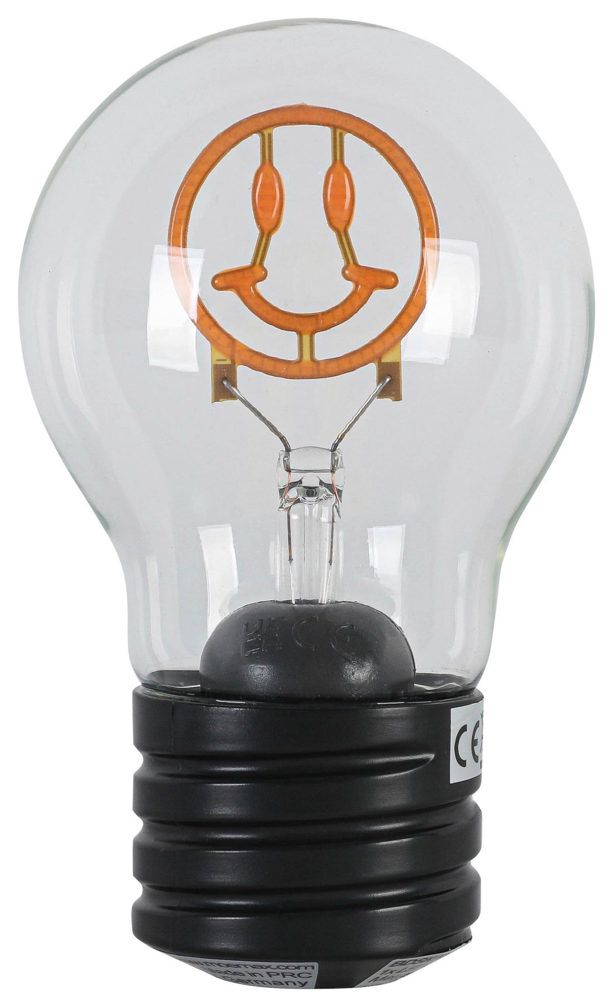 Led Dekorativna Svjetiljka Birni - prozirno/crna, Moderno, staklo/metal (7/12cm) - Mömax