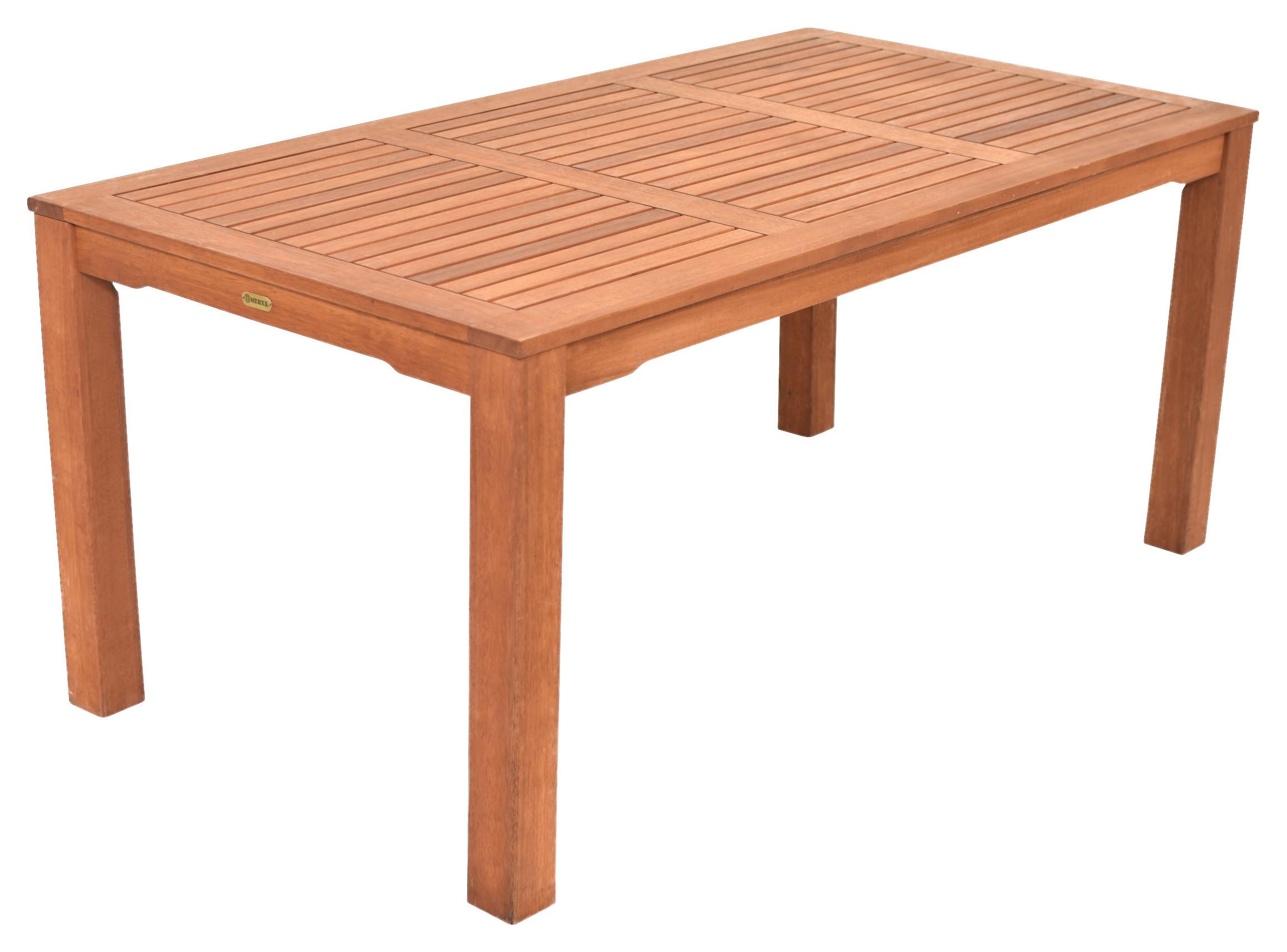 Gartentisch aus Eukalyptusholz ca. 170x74x90cm - Braun, KONVENTIONELL, Holz (170/90/74cm) - Gardenson