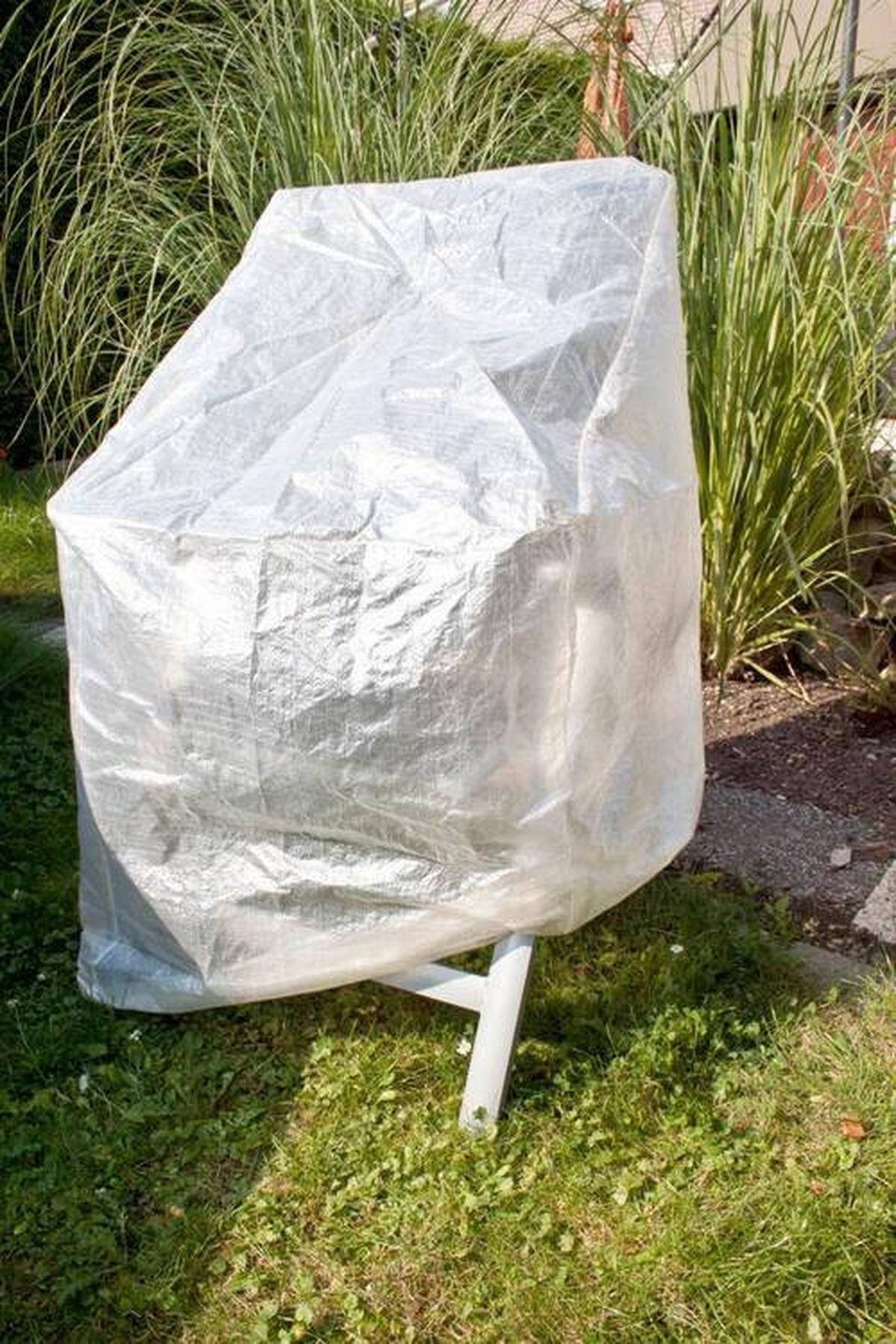 Schutzhülle für Stapelsessel Transparent - Transparent, Basics, Kunststoff (150/66/66cm) - Mömax