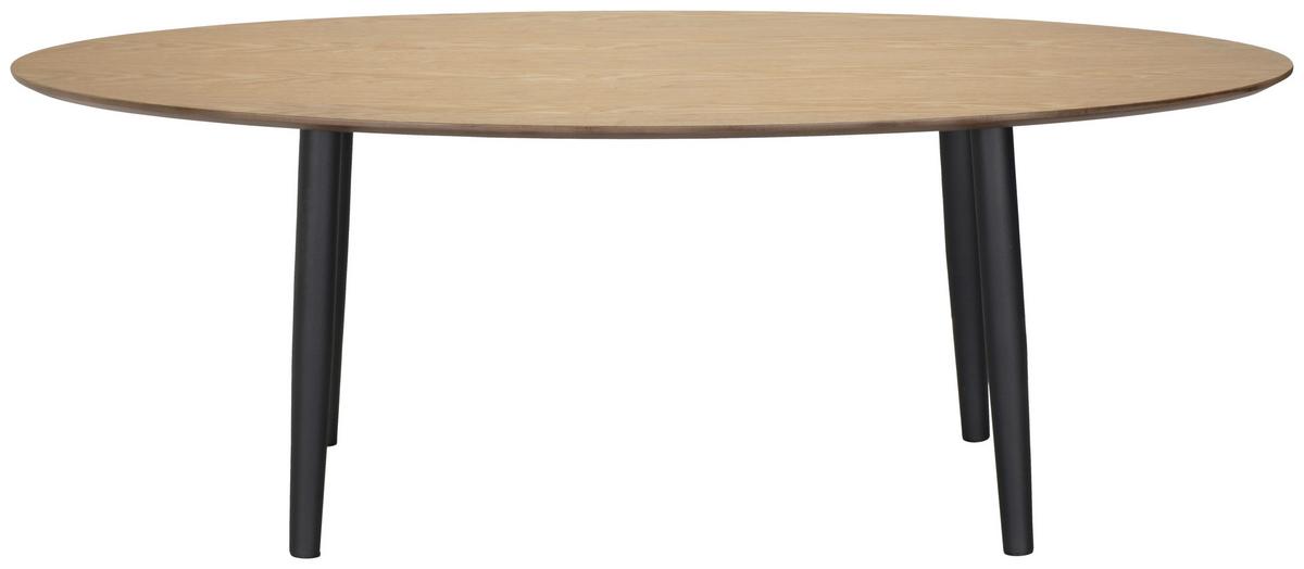 STOLIK KAWOWY EGG - kolor naturalny, Design, materiał drewnopochodny/drewno (120/42/56cm) - MID.YOU
